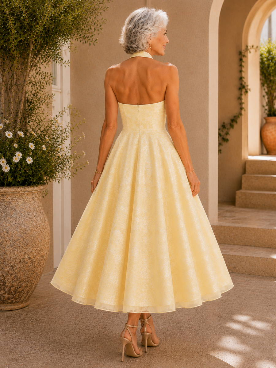 Tilly | Midi Dress – Yellow