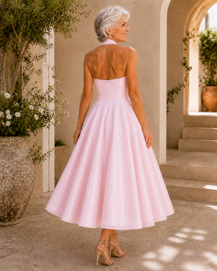 Tilly | Midi Dress – Pink
