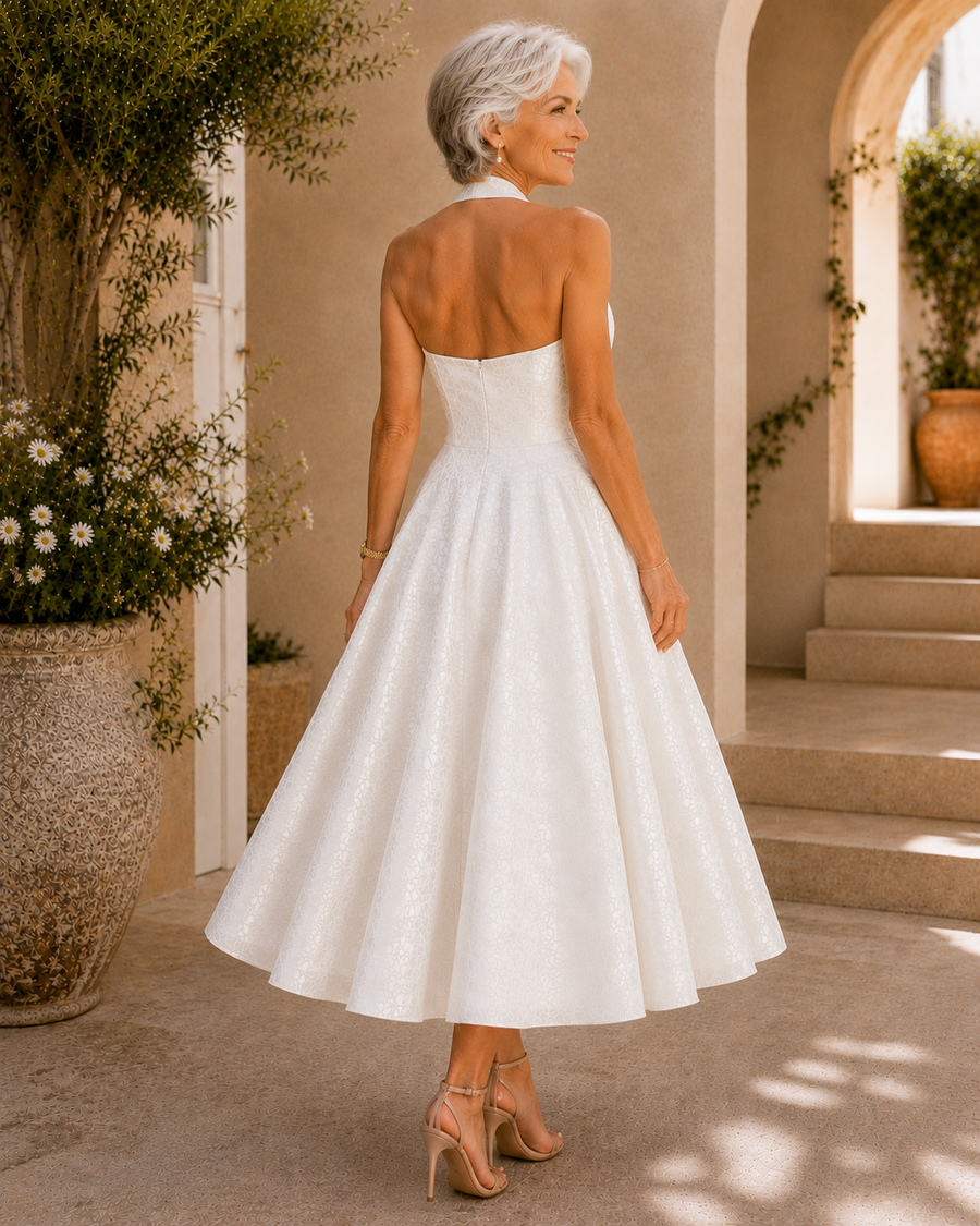 Tilly | Midi Dress – White