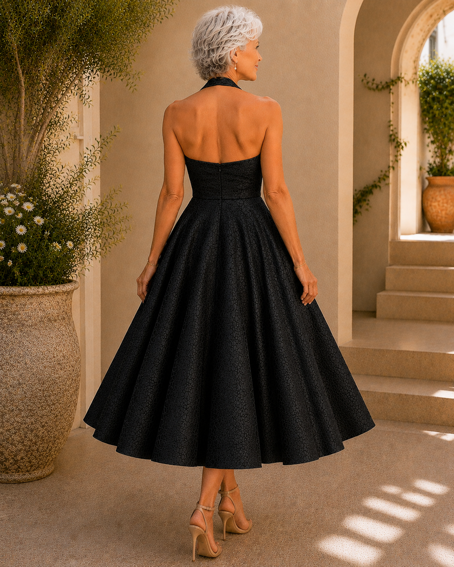 Tilly | Midi Dress – Black