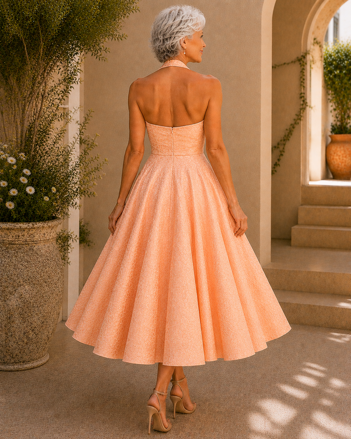 Tilly | Midi Dress – Apricot