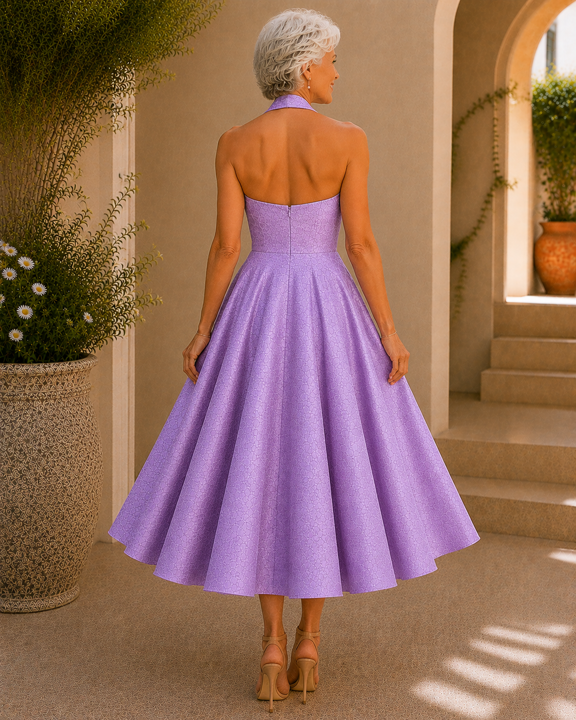 Tilly | Midi Dress – Violet